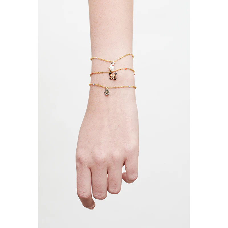Bracelet pendentif lapin blanc - Image 2