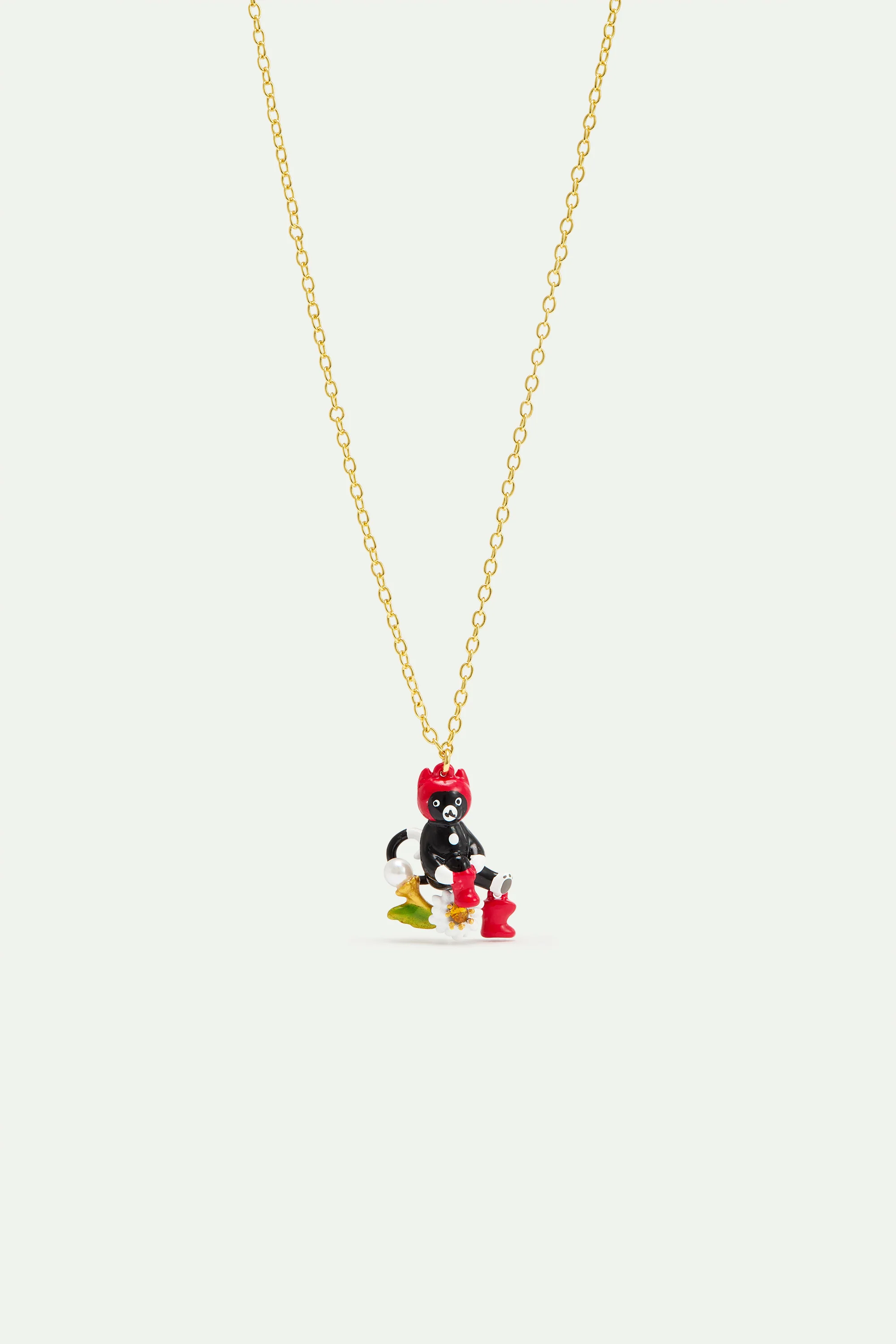 Collier pendentif Chat Botté