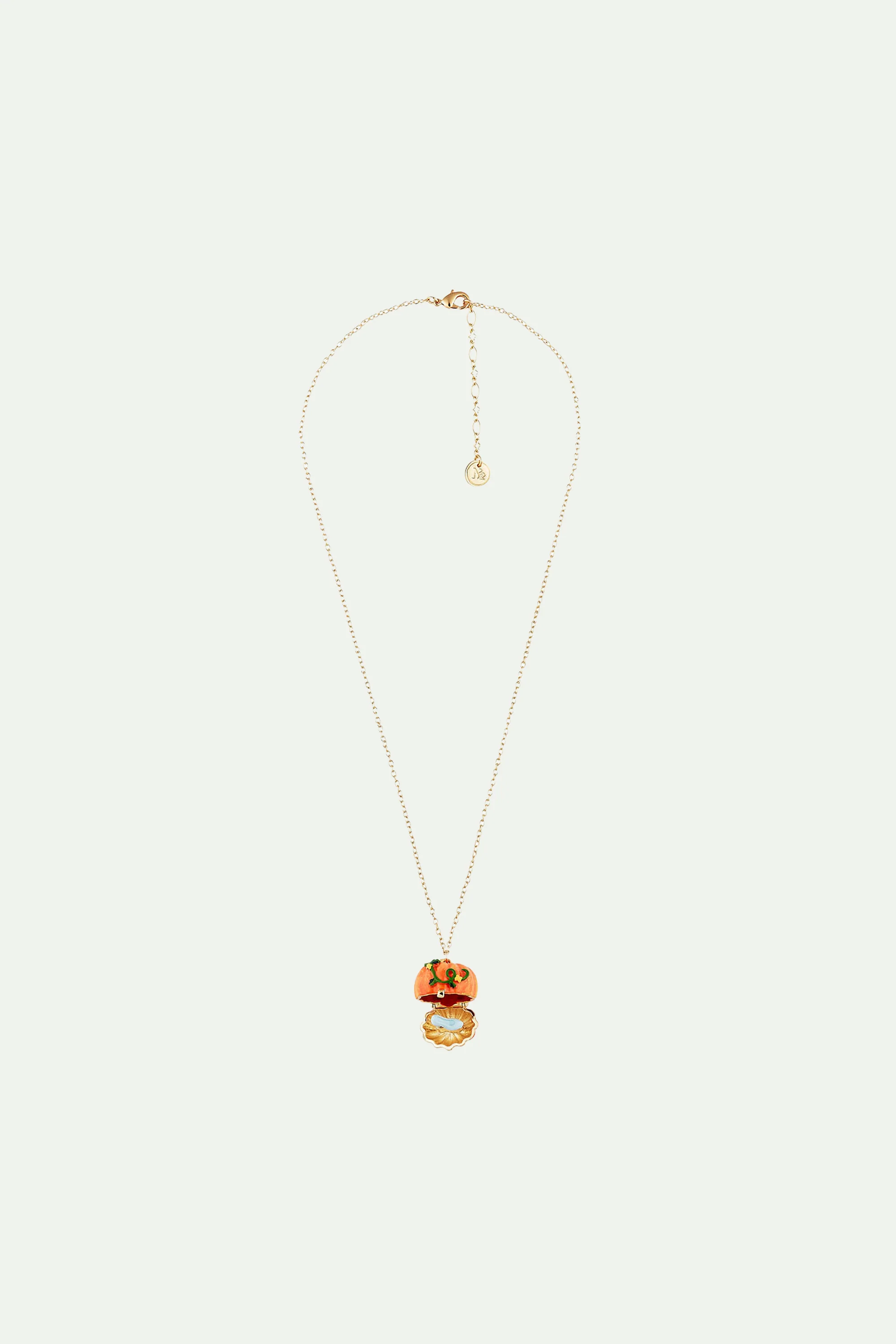 Collier secret citrouille et soulier - Image 3