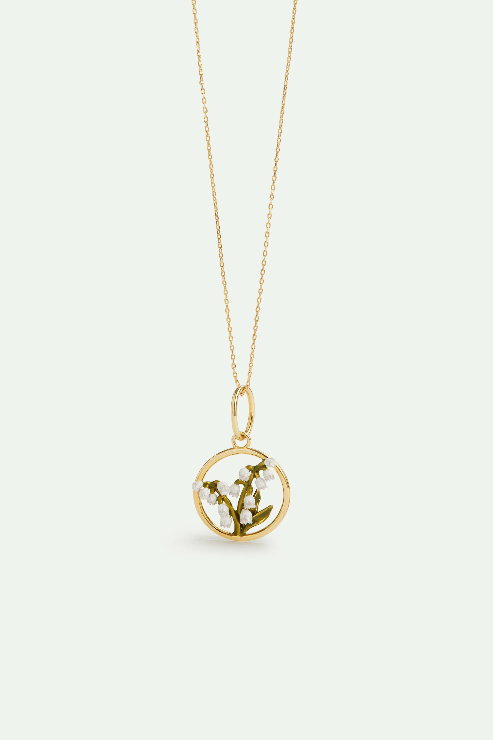 Pendentif brin de muguet, Bonne Fortune et Élégance - Image 3