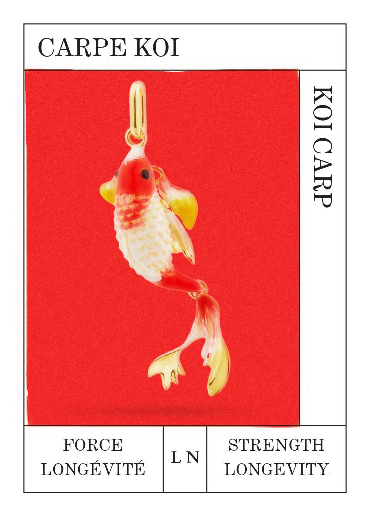 Pendentif Carpe koï, Force et Longévité - Image 2