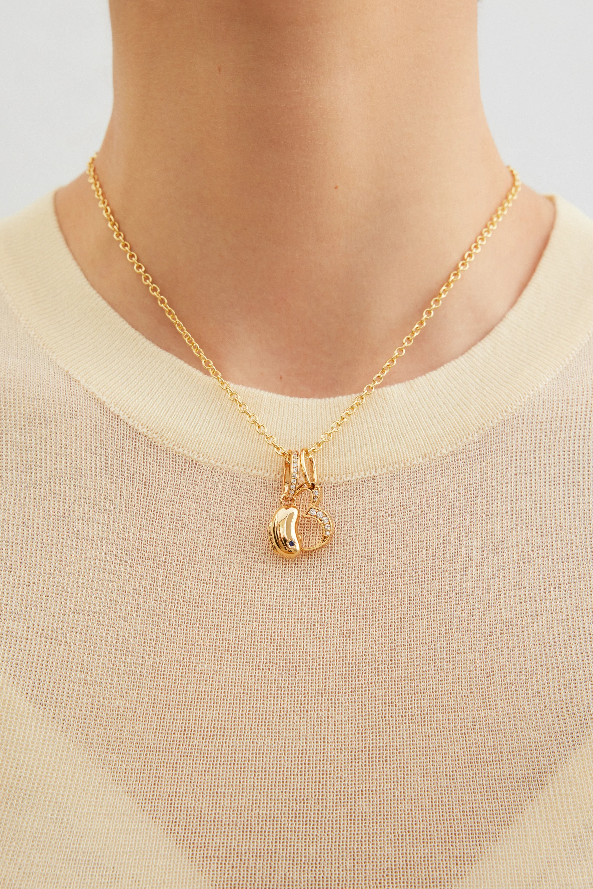 Pendentif chiffre 3, Créativité et Générosité - Image 4