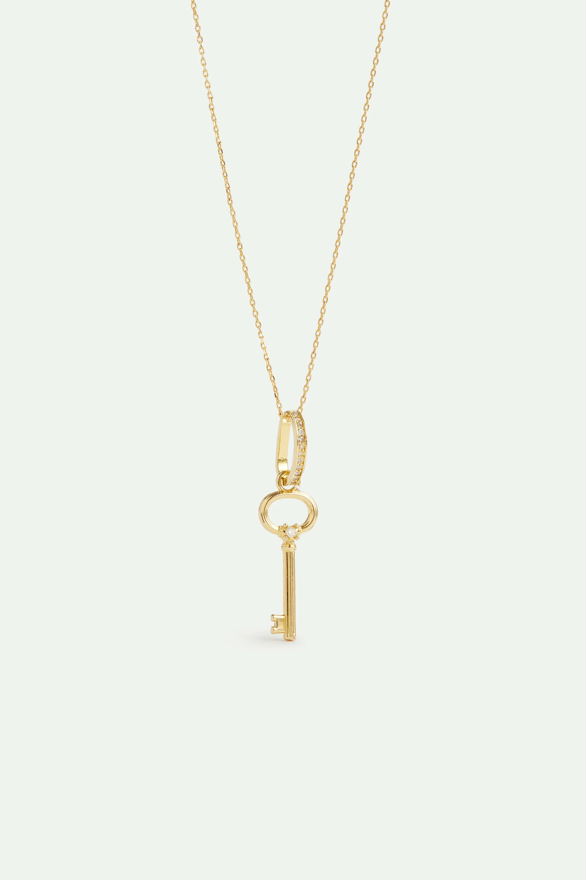 Pendentif clé dorée, Mystères et Liberté - Image 3