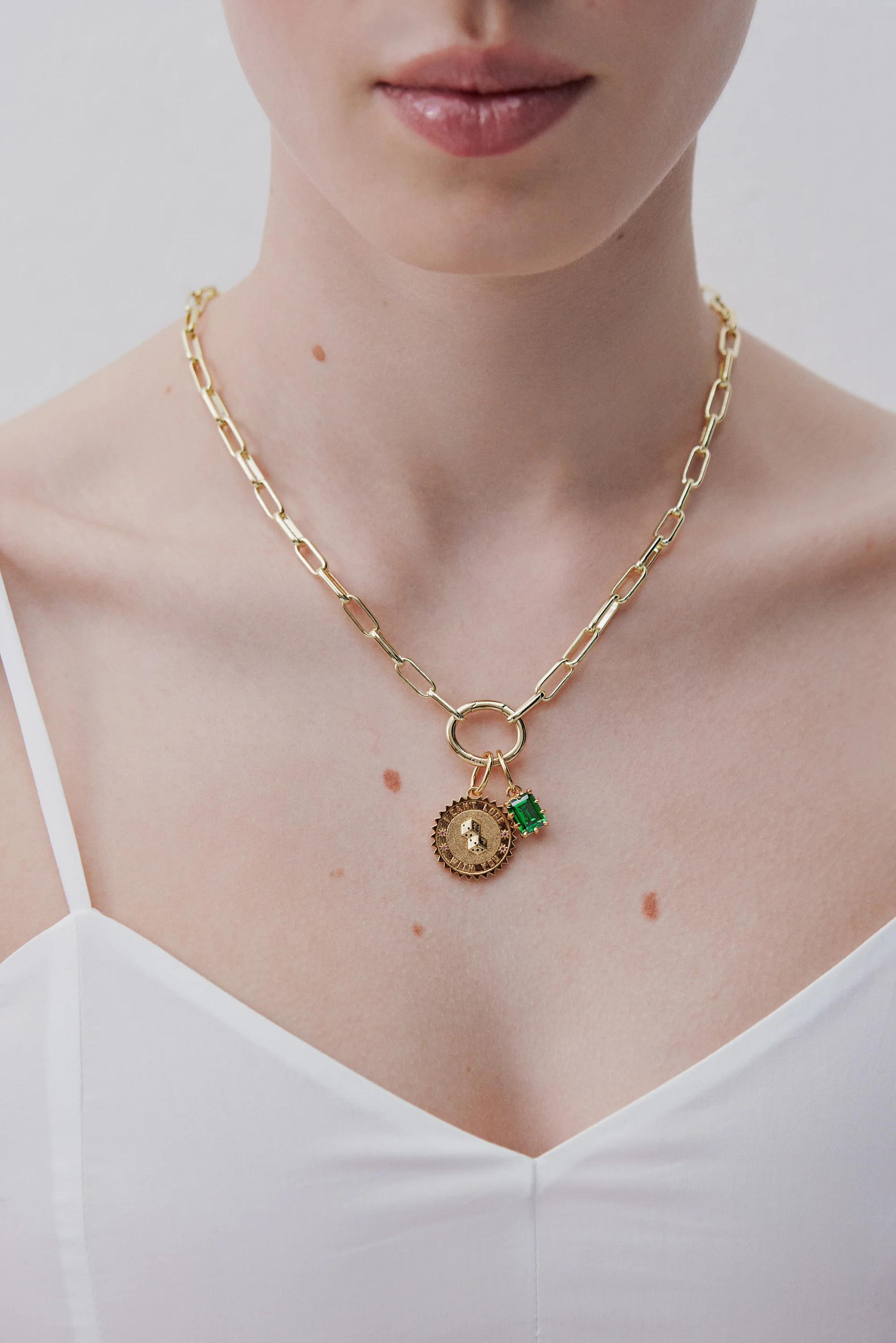 Pendentif pierre Vert Fougère, Fertilité et Exploration - Mai - Image 5