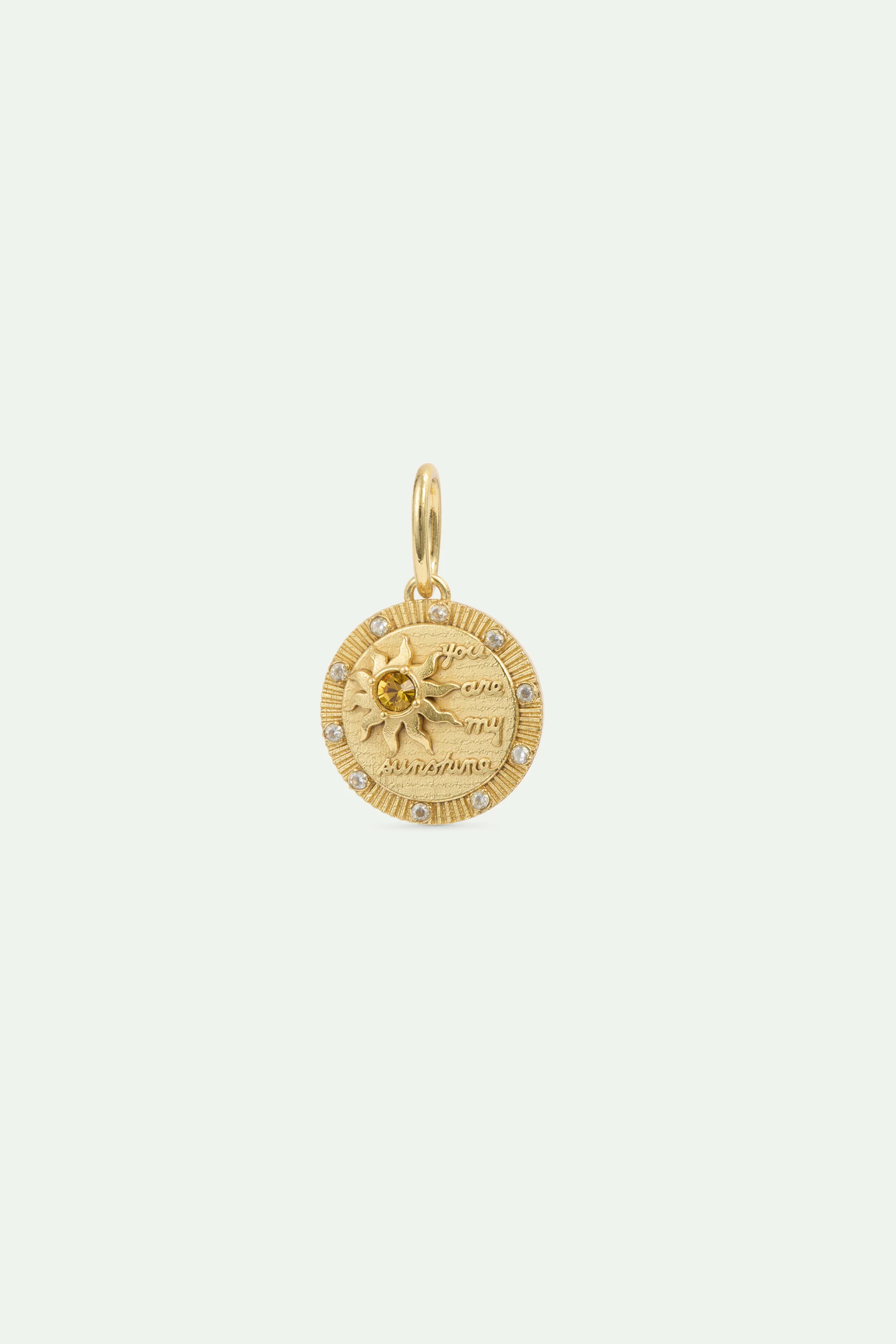 Pendentif Rayon de Soleil doré, Dualisme et Ravissement