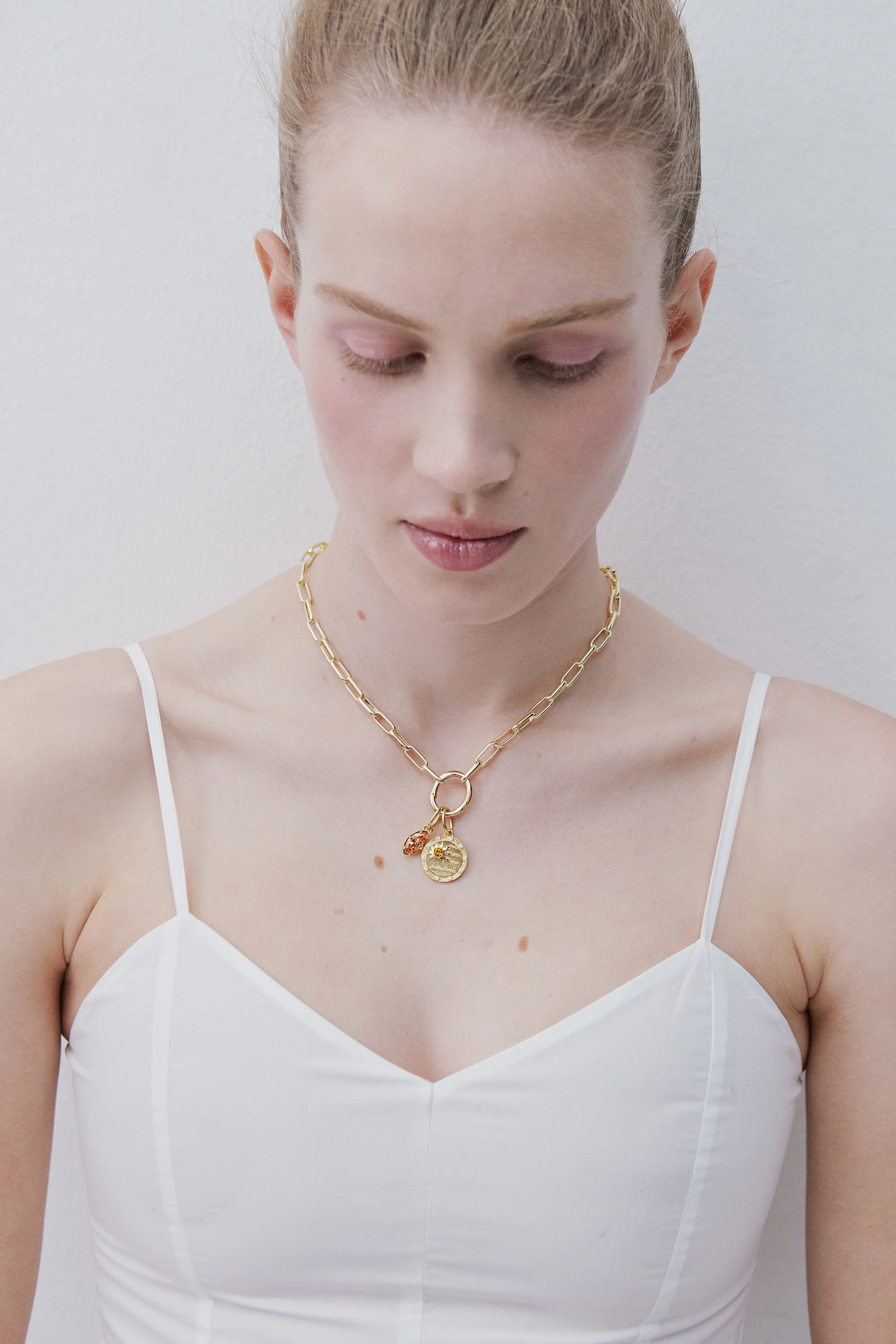 Pendentif Rayon de Soleil doré, Dualisme et Ravissement - Image 3